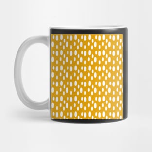 Yellow pattern with white spots Mug